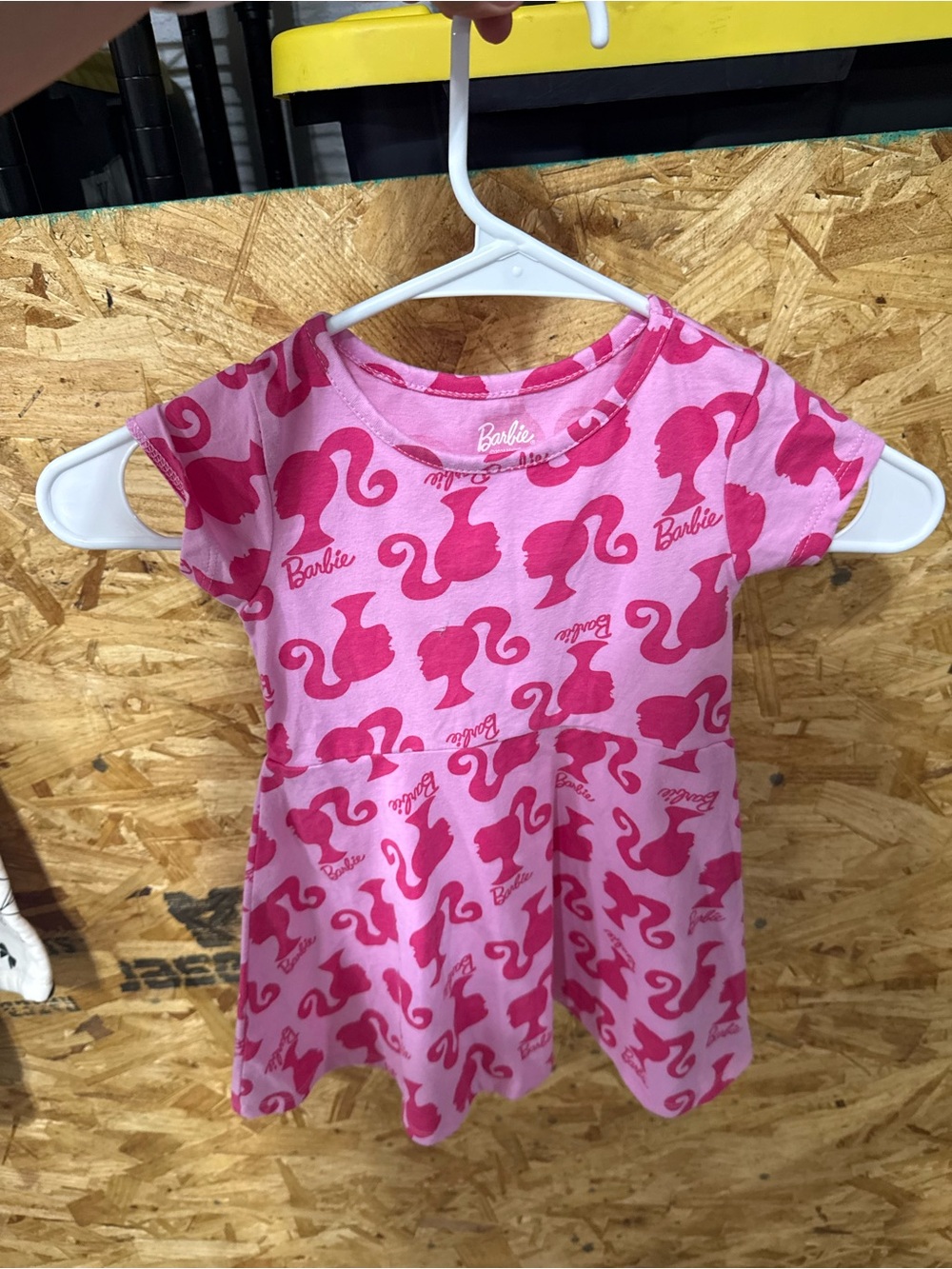Barbie Pink Logo Silhouette Tee Dress